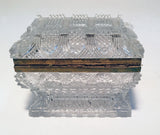 French Cut Lead Crystal Dresser Box