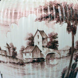 Large Antique Dutch Delft Jar and Cover