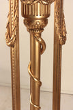 Pair of Louis XVI Style Giltwood Torchieres