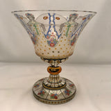 Art Nouveau Fachule Haida Steinschnu Enamelled Raised Bowl