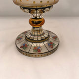 Art Nouveau Fachule Haida Steinschnu Enamelled Raised Bowl