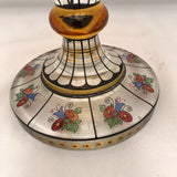 Art Nouveau Fachule Haida Steinschnu Enamelled Raised Bowl