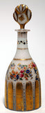 French Opalene Mallet Shaped Decanter and Stopper