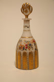 French Opalene Mallet Shaped Decanter and Stopper