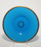 French Antique Baccarat Blue Opaline Ovoid Covered Bowl on Stand