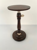 George III Boldly Figured Mahogany Candle Stand