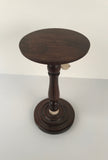 George III Boldly Figured Mahogany Candle Stand
