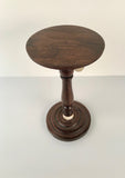 George III Boldly Figured Mahogany Candle Stand