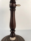 George III Boldly Figured Mahogany Candle Stand