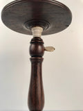 George III Boldly Figured Mahogany Candle Stand