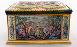 Large Capo di Monte Rectangular Casket
