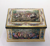 Large Capo di Monte Rectangular Casket
