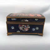 Japanese Cloisonné Box with Birds and Flowers