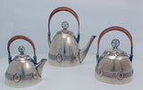 Art Deco WMF Three-Piece Tea Service