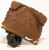 Good Bergman Bronze of a Arab Carpet Dealer Showing His Wares