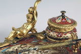 French Cloisonné Desk Set