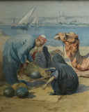 Tony Binder 1868-1944 "Cairo" Orientalist Watercolor