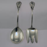 Carl Poul Petersen Sterling Salad Serving Set