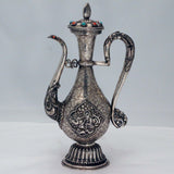 Antique Tibetan Silver Ceremonial Ewer