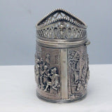 Dutch Silver Tea Caddy