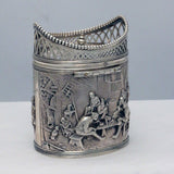 Dutch Silver Tea Caddy