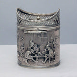 Dutch Silver Tea Caddy