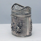 Dutch Silver Tea Caddy