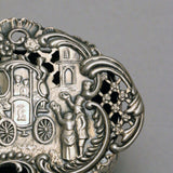 Edwardian Pierced and Repousse Hall Marked Silver Box