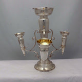 English Edwardian Hall Marked Silver Epergne
