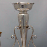 English Edwardian Hall Marked Silver Epergne