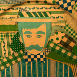 Collage Charger by Gloria Vanderbilt