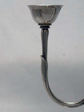 Georg Jensen, a Pair of Three Light Sterling Candelabra