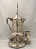 Large Silver Plated Covered Thermal Lemonade/Water Jug