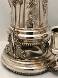 Large Silver Plated Covered Thermal Lemonade/Water Jug