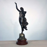 "Etoile de Matin" French Figural Bronze by Etienne Gaudez, 1845-1902