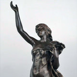 "Etoile de Matin" French Figural Bronze by Etienne Gaudez, 1845-1902