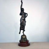 "Etoile de Matin" French Figural Bronze by Etienne Gaudez, 1845-1902