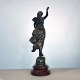 "Etoile de Matin" French Figural Bronze by Etienne Gaudez, 1845-1902