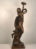 J-B Clesinger "Zingara, Danseuse Napolitaine" Period Bronze