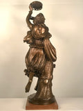 J-B Clesinger "Zingara, Danseuse Napolitaine" Period Bronze