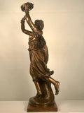 J-B Clesinger "Zingara, Danseuse Napolitaine" Period Bronze