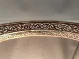 Austrian Silver Galleried Oval Tray