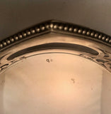 Austrian Silver Galleried Oval Tray