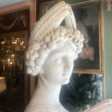 Near Life-Sized Italian White Marble Figure of Ceres, After the Antique