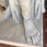 Near Life-Sized Italian White Marble Figure of Ceres, After the Antique
