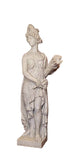 Near Life-Sized Italian White Marble Figure of Ceres, After the Antique