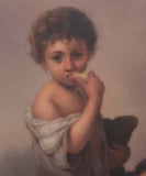 KPM Plaque of Boys Playing Dice after Murillo