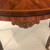 French Louis XV Style Demi-Lune Commode with Marble Top