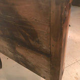 French Louis XV Style Demi-Lune Commode with Marble Top