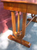 Continental Empire period Walnut Sofa Table